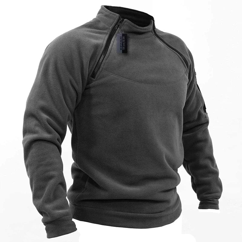 Military Style Fleece Sweatshirt for Outdoors